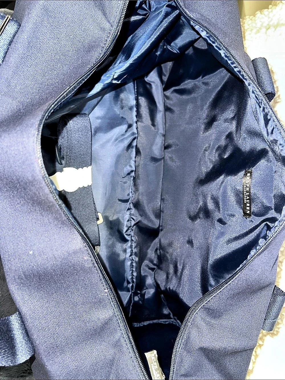 Polo Ralph Lauren Embroidered Duffel Bag.